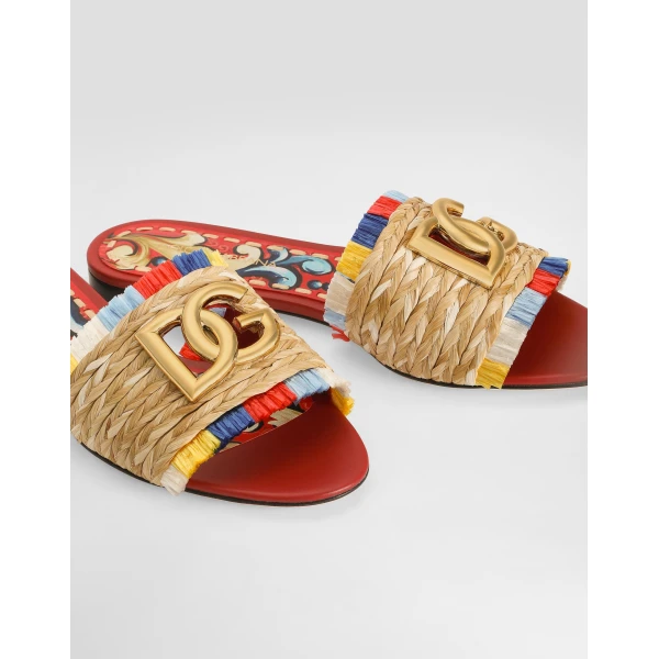 Raffia flat slides - Image 4