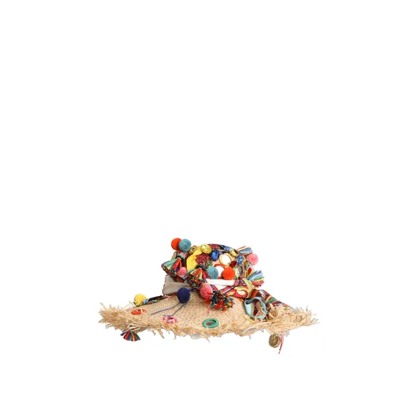 Dolce & Gabbana Raffia hat with applications