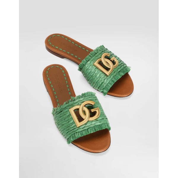 Raffia slippers - Image 4