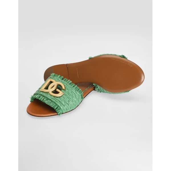 Raffia slippers - Image 5
