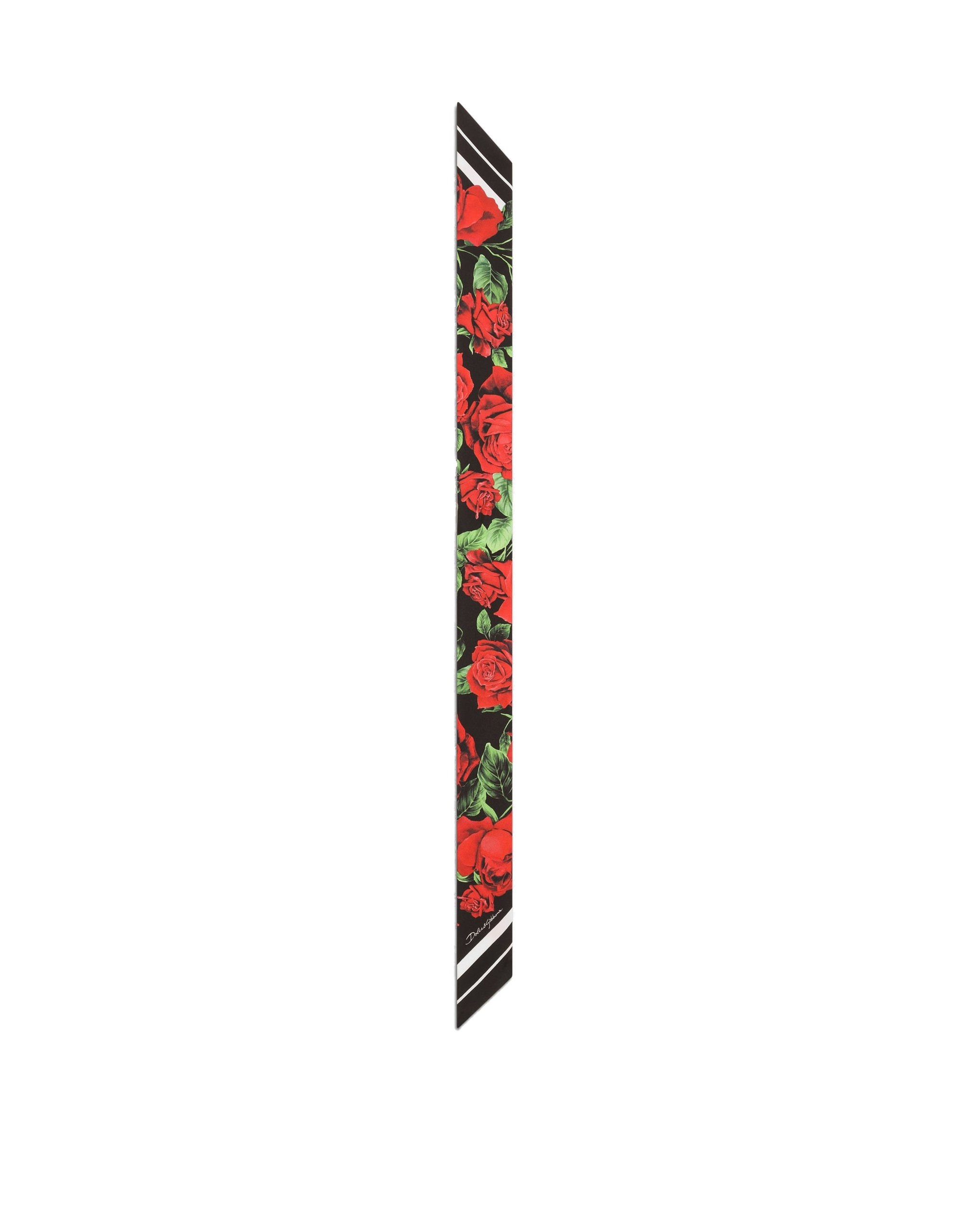Dolce & Gabbana Rose-print silk twill bandeau in Print | Buy Accessories at Coveti Dolce & Gabbana Rose-print silk twill bandeau