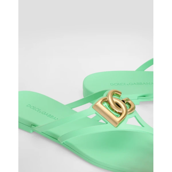 Rubber beachwear flip-flops - Image 4