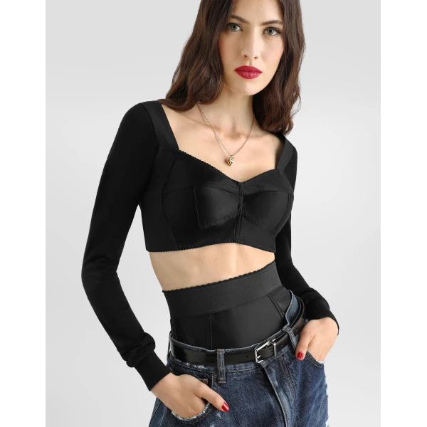 Satin bustier top - Image 4