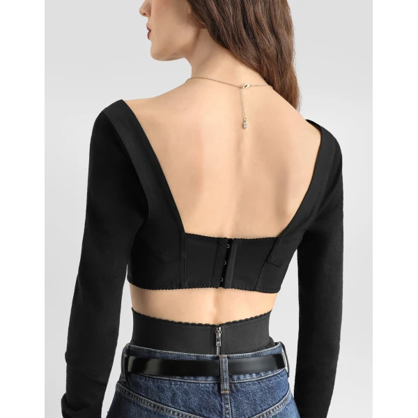 Satin bustier top - Image 5