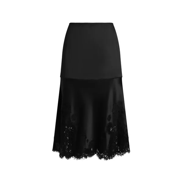 Satin skirt