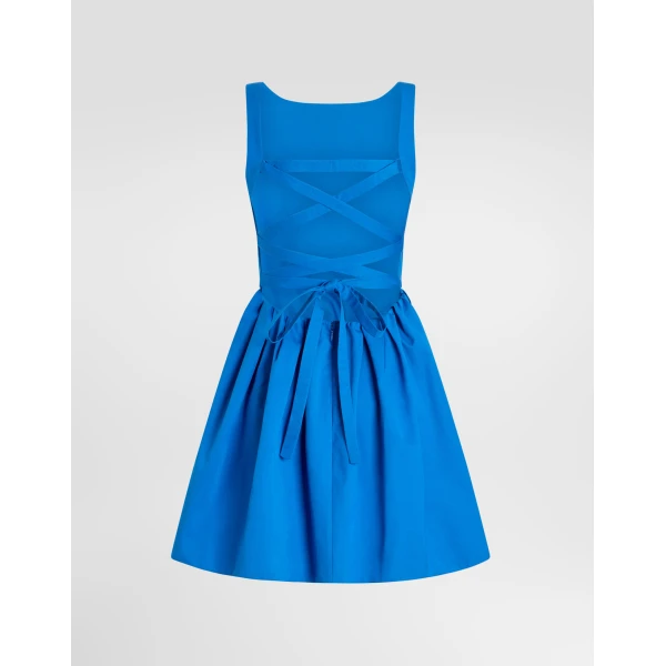 Short dress in cotton - Image 2