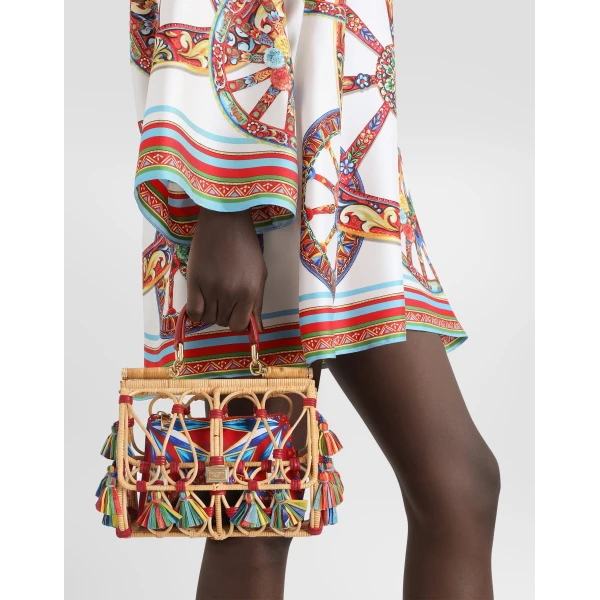 Sicily handbag with embroidery - Image 2