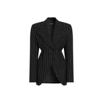 Dolce & Gabbana Single-breasted pinstripe virgin wool jacket