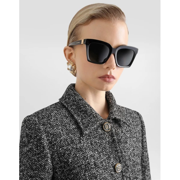 Single-breasted wool-blend chevron coat - Image 5