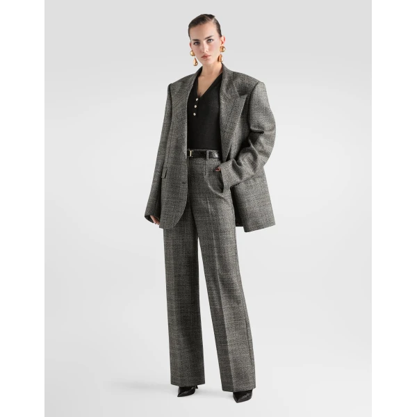 Single-breasted wool jacket - Image 2