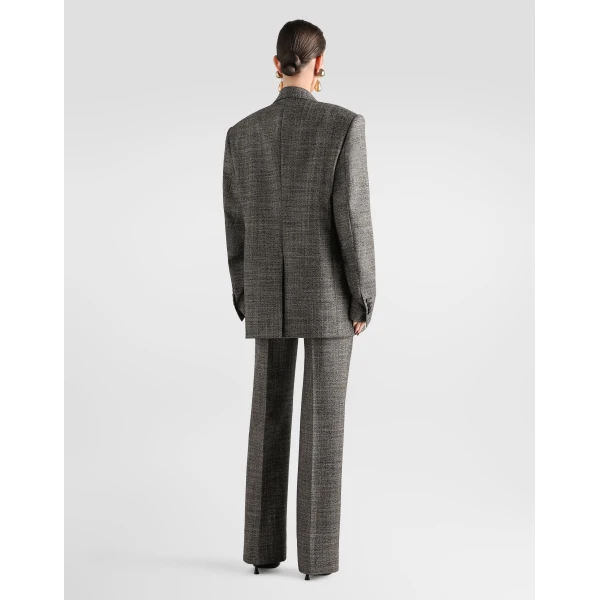 Single-breasted wool jacket - Image 3