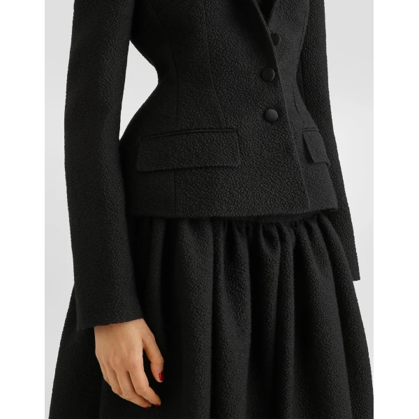 Single-breasted wool jacket - Image 4
