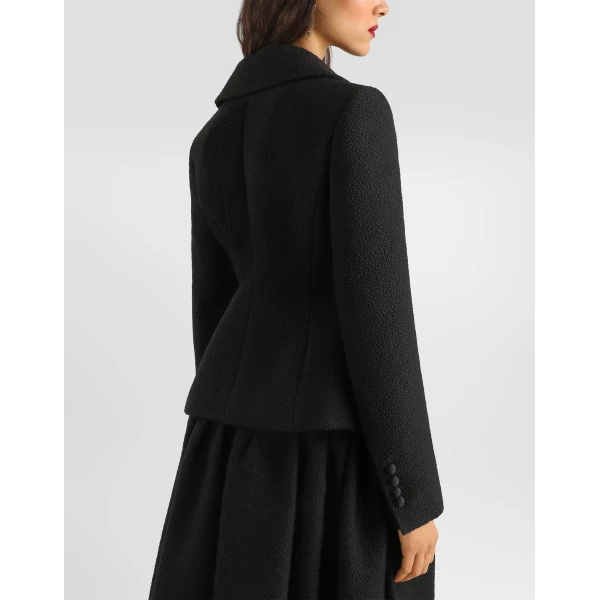 Single-breasted wool jacket - Image 5