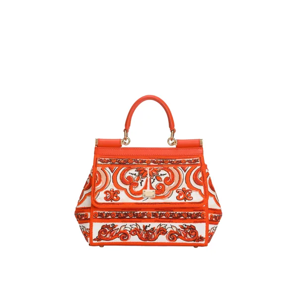 Dolce & Gabbana Small Sicily handbag with majolica embroidery