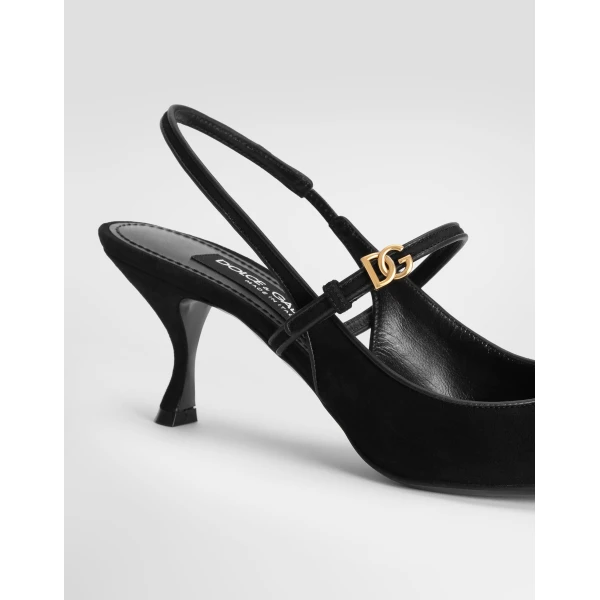 Suede slingback - Image 4