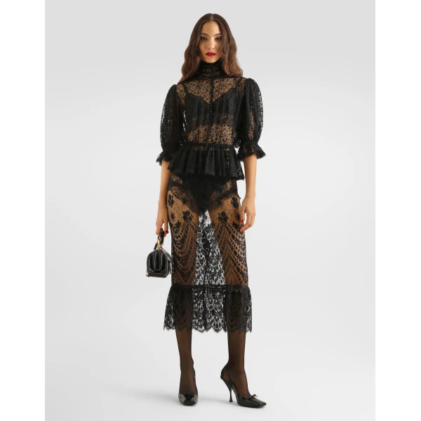 Tulle top with embroidery - Image 2