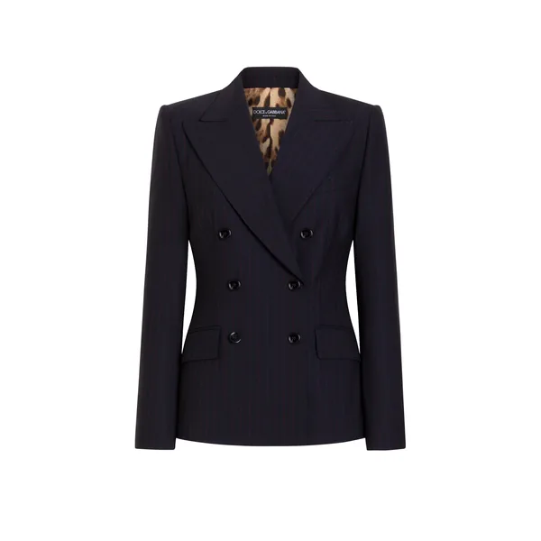 Dolce & Gabbana Turlington double-breasted jacket in pinstripe wool