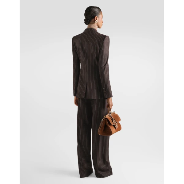 Turlington double-breasted twill pinstripe jacket - Image 3