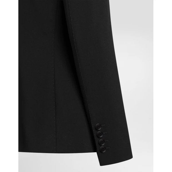 Turlington single-breasted jacket in micro-ribbed fabric - Image 4