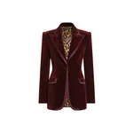 Dolce & Gabbana Turlington single-breasted jacket in velvet