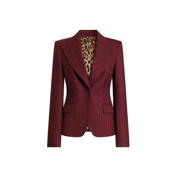 Dolce & Gabbana Turlington single-breasted pinstripe wool jacket
