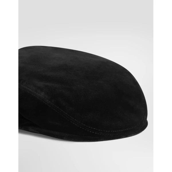 Velvet flat cap - Image 3