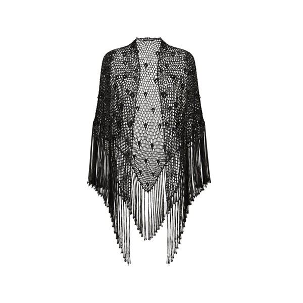 Dolce & Gabbana Viscose crochet shawl