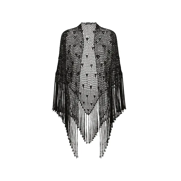 Dolce & Gabbana Viscose crochet shawl