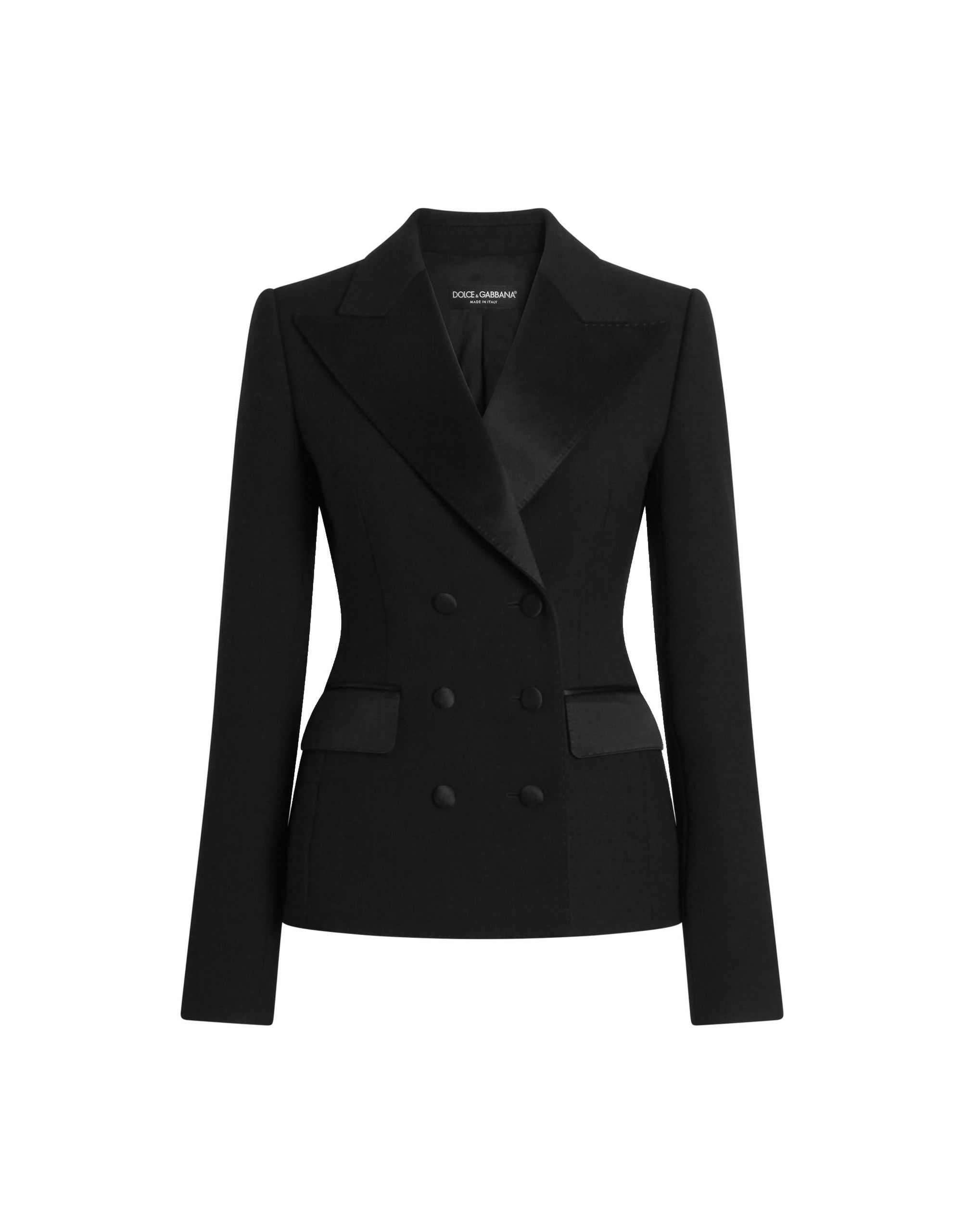 Dolce & Gabbana Wool cady double-breasted jacket | Jackets | Coveti Dolce & Gabbana Wool cady double-breasted jacket