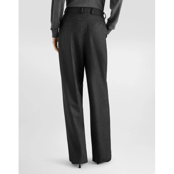 Wool flannel trousers - Image 5