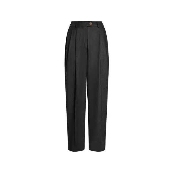 Wool flannel trousers