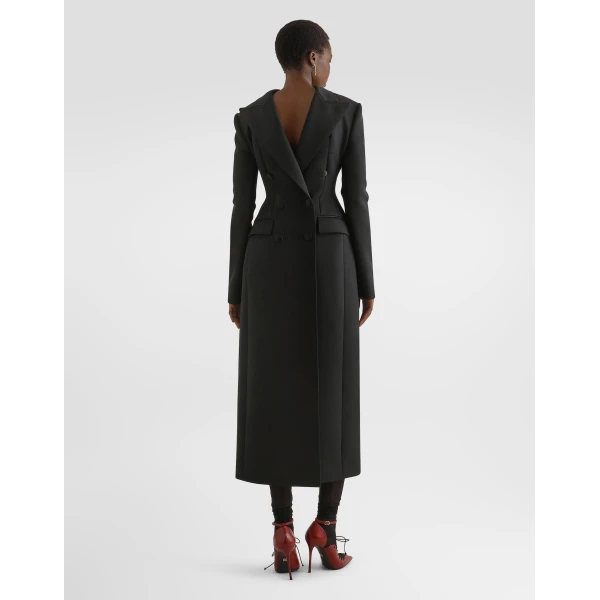 Wool grain poudré coat - Image 3
