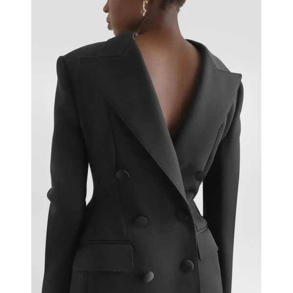 Wool grain poudré coat - Image 5