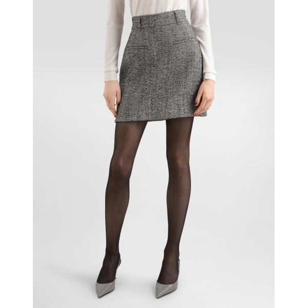 Wool mini skirt - Image 2