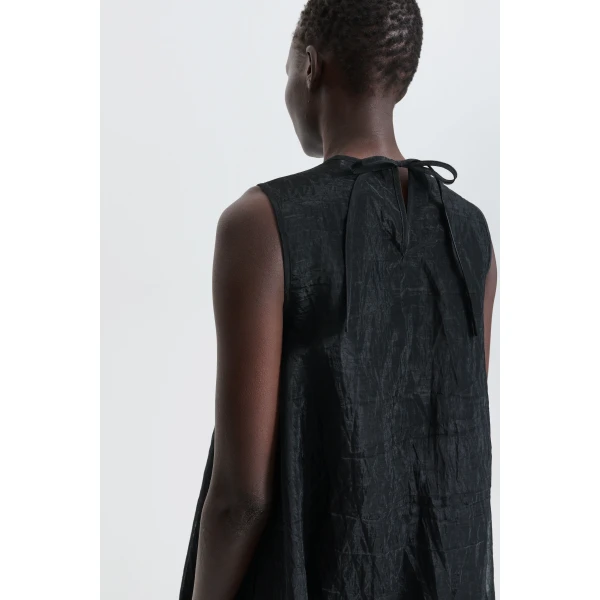 black gown