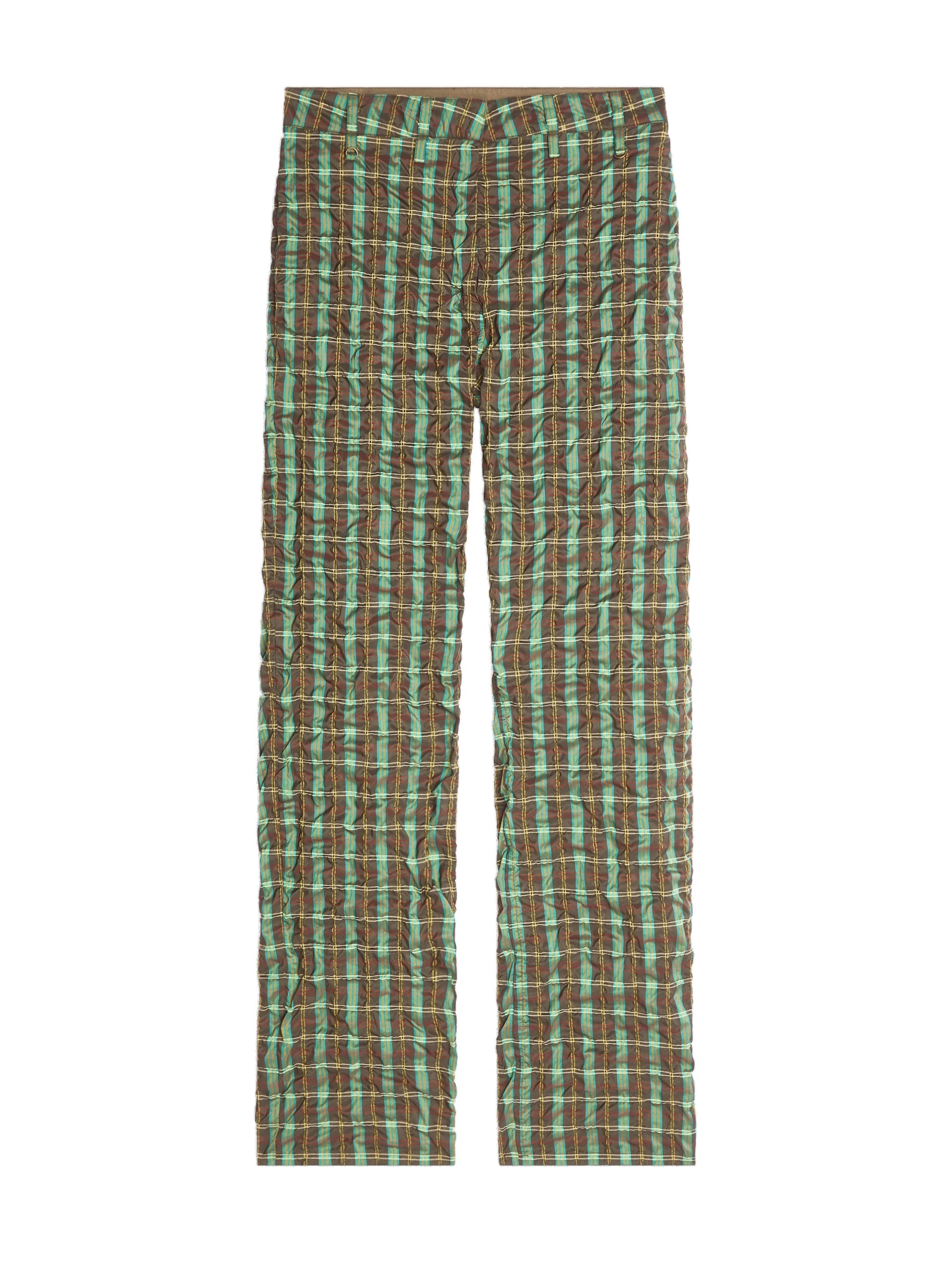 Dries Van Noten Belted seersucker pants in Khaki | Pants | Coveti Dries Van Noten Belted seersucker pants in Khaki | Pants | Coveti