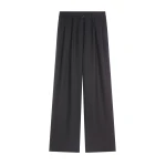 Dries Van Noten Belted wool pants in Black | Pants | Coveti
