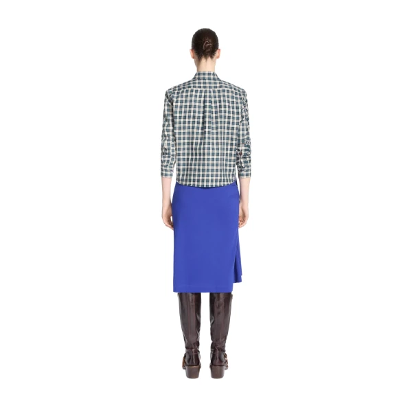 Boxy mini shirt in Petrol - Image 4