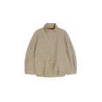 Dries Van Noten Checked bomber jacket in Tan | Jackets | Coveti