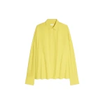 Dries Van Noten Cotton cocoon shirt in Lime | Tops | Coveti