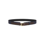 Dries Van Noten Double leather belt in Electric