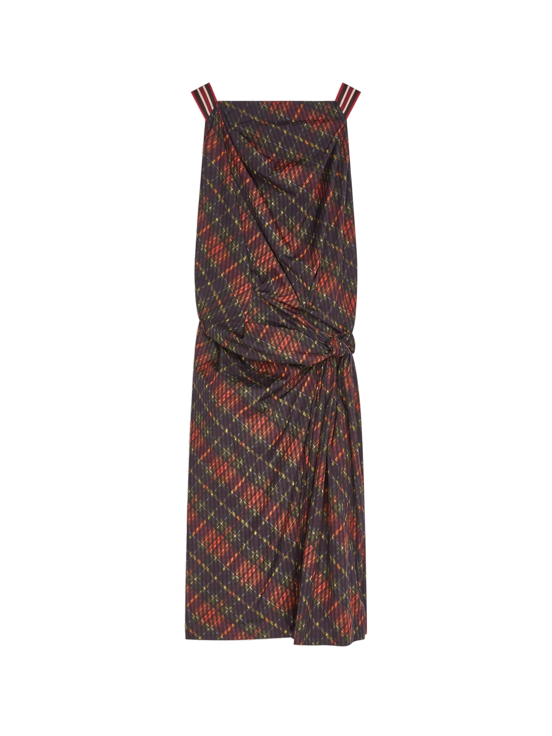 Dries Van Noten Draped gingham dress | Dresses | Coveti Dries Van Noten Draped gingham dress | Dresses | Coveti