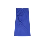 Dries Van Noten Draped jersey skirt in Electric | Skirts | Coveti