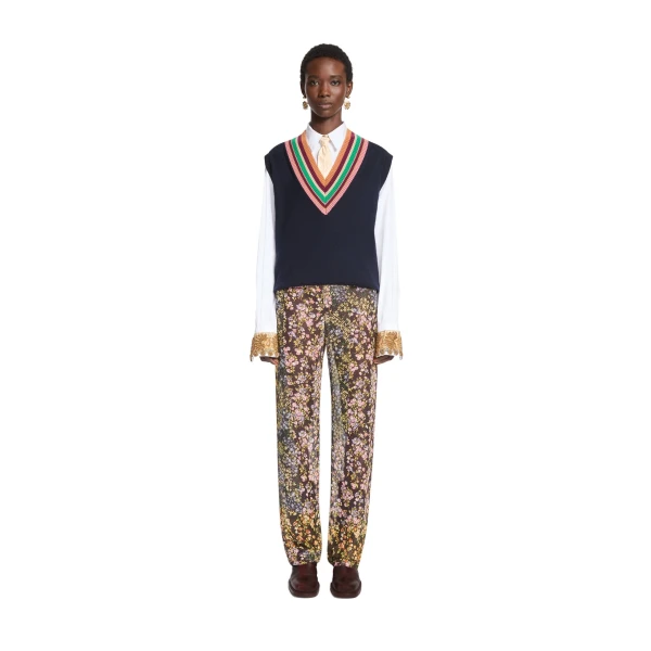 Elasticated jacquard pants in Auber - Image 2
