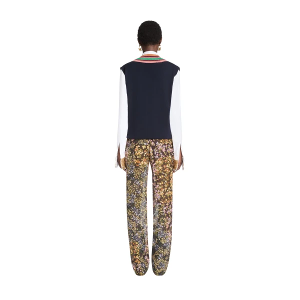 Elasticated jacquard pants in Auber - Image 4