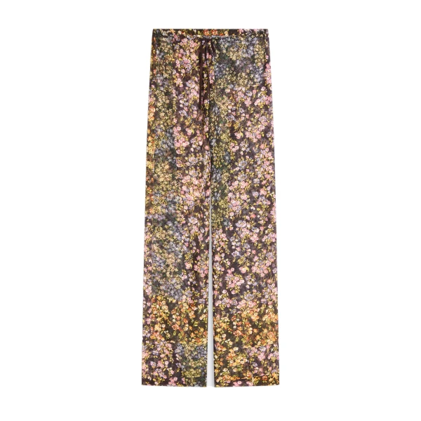Dries Van Noten Elasticated jacquard pants in Auber | Pants | Coveti
