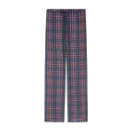 Dries Van Noten Elasticated lurex pants in Blue | Pants | Coveti
