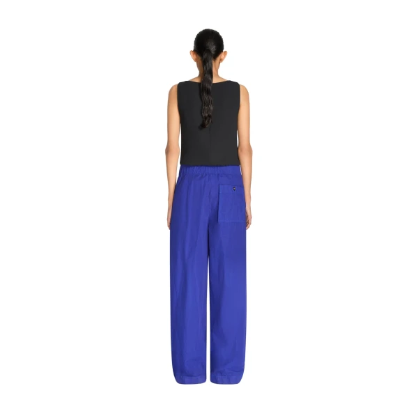 Elasticated overdyed pants in Electric - Image 4