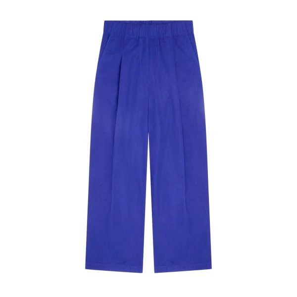 Dries Van Noten Elasticated overdyed pants in Electric | Pants | Coveti