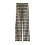 Dries Van Noten Elasticated pleated pants in Khaki | Pants | Coveti